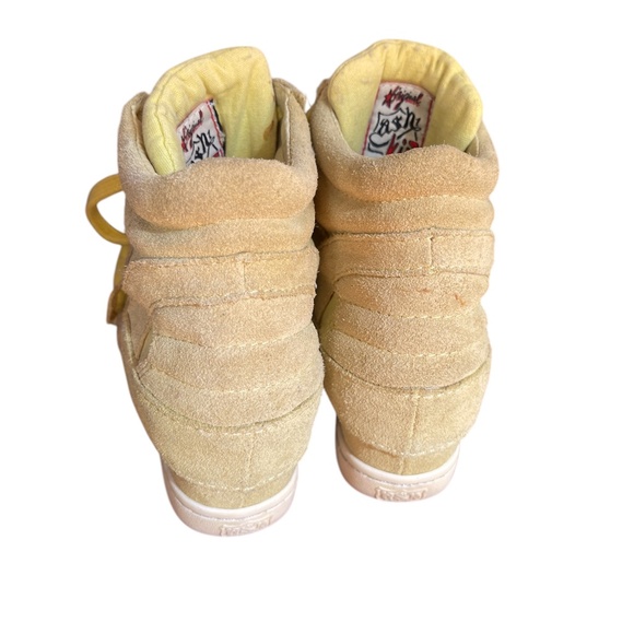 ASH BOWIE SUEDE WEDGE SNEAKER & CANVAS BOOTIES Size: 34 / US 4 - Picture 6 of 7